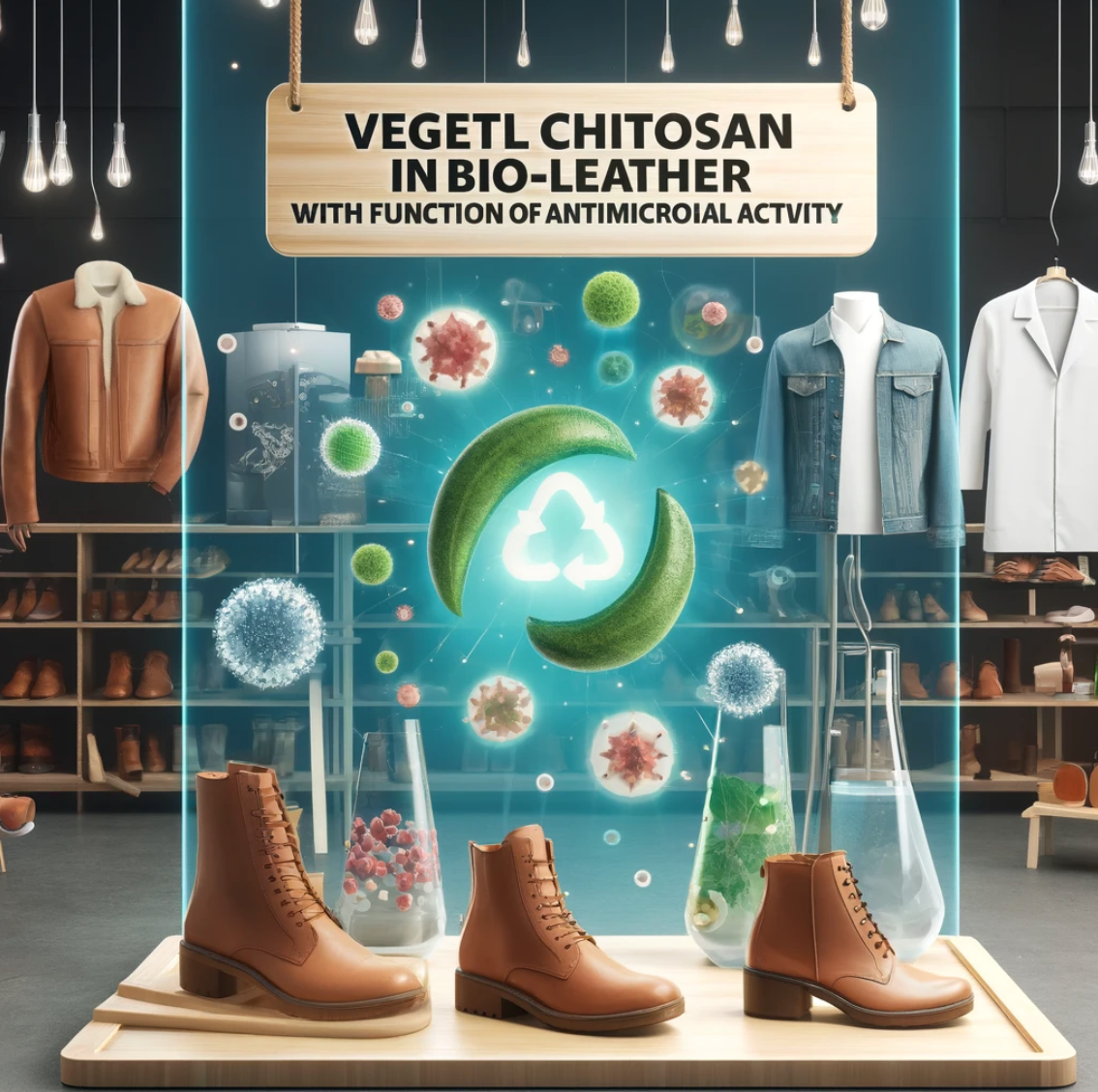 vegetal chitosan for bio-leather